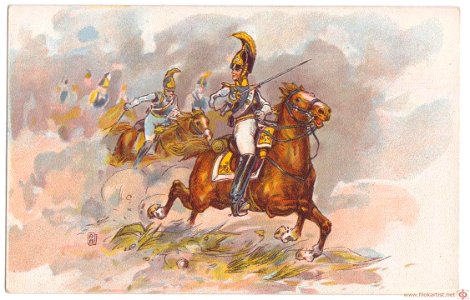 Апсит. №1, Атака кирасир