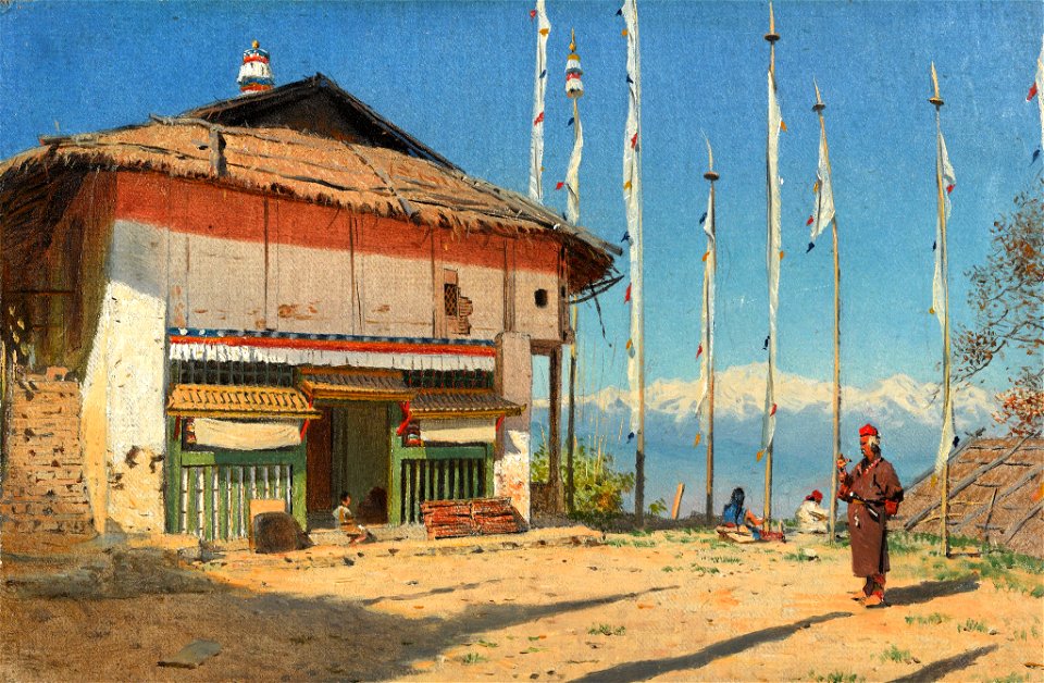 Буддийский храм в Дарджилинге. Сикким