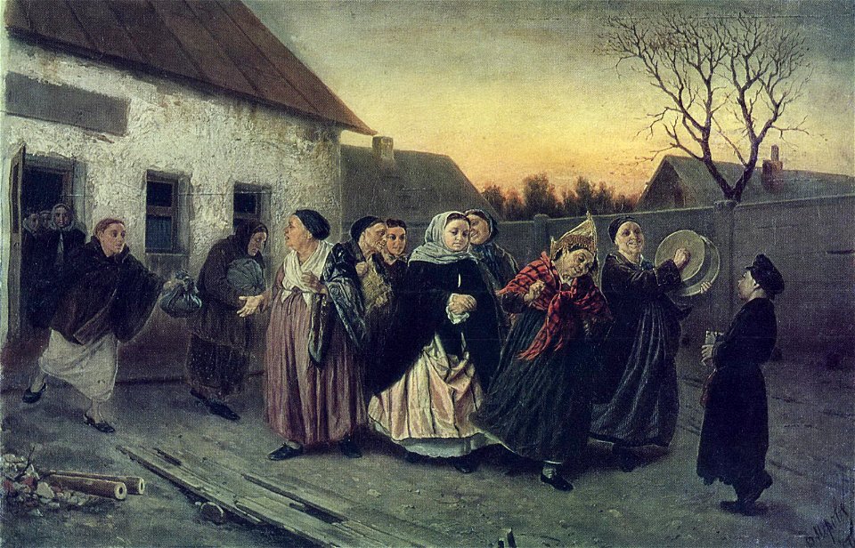 В. Перов. Накануне девичника