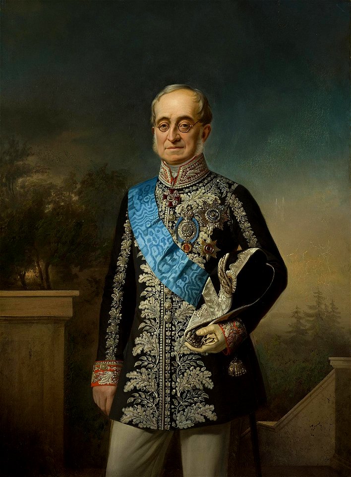 Ботман - Портрет графа Карла Васильевича Нессельроде (1860-1870)