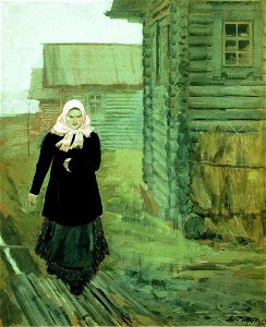 В деревне. К обедне