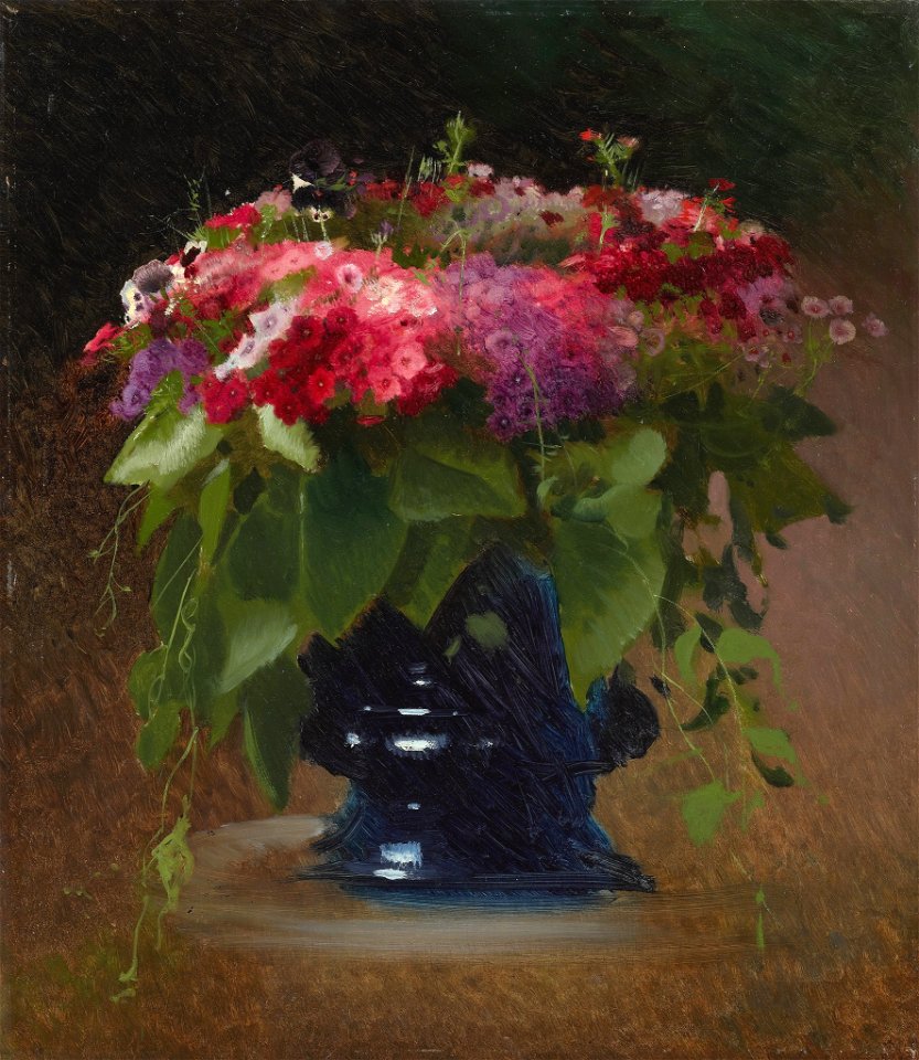 Букет цветов. Флоксы (Крамской)