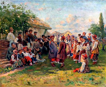 Володимир Маковський. Україна. Vladimir Makovsky. Ukrainean Village