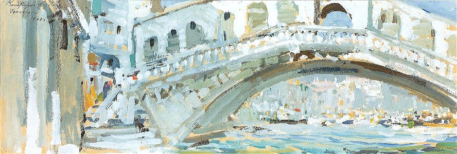 Венеция. Мост Риальто,1908
