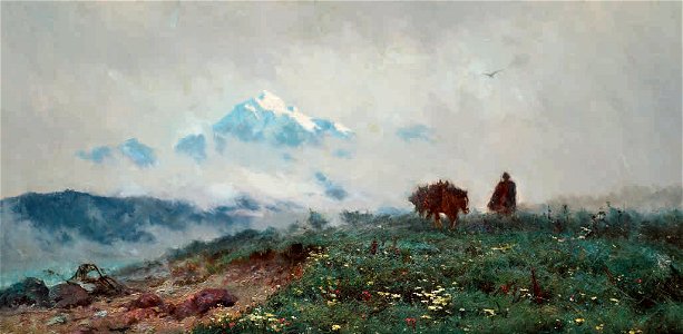 Горный пейзаж (Кавказ) (Кандауров)