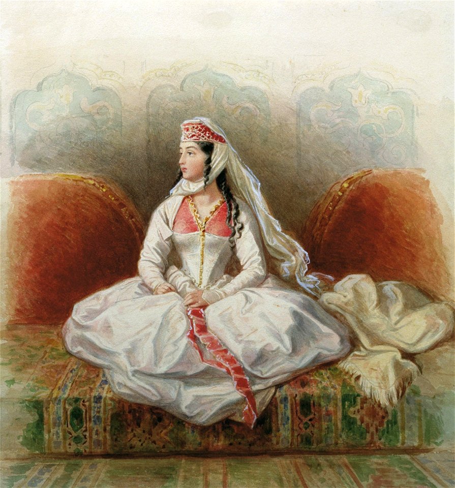 Г. Гагарин. Грузинка. 1830
