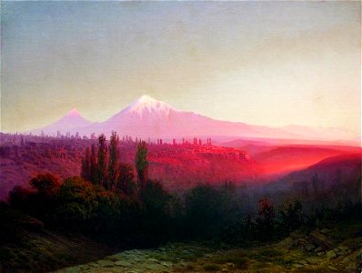 И. Н. Занковский. Горный пейзаж, 1900
