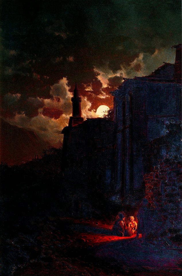 И. Н. Занковский. Лунная ночь