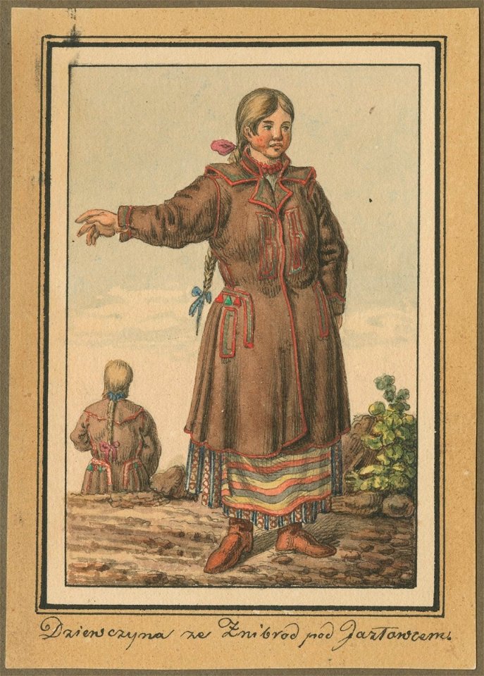 Дівчина зі Жнибoрод біля Язлівця 1836