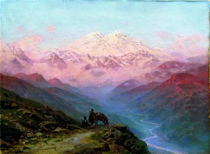 И. Н. Занковский. Горный пейзаж 1890-е