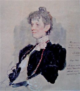 И.Е.Репин. Портрет Лидии Николаевны Яковлевой. 1906