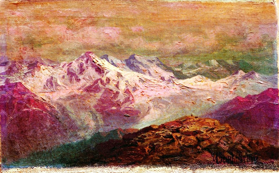 И. Н. Занковский. Горная гряда