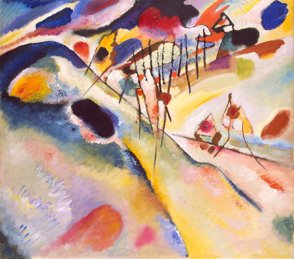 Кандинский Пейзаж 1913