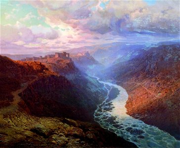 И. Н. Занковский. Горный пейзаж, 1890