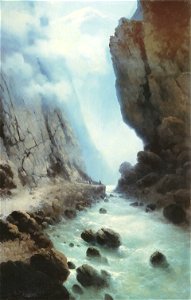 И. Н. Занковский. Дарьяльское ущелье, 1890