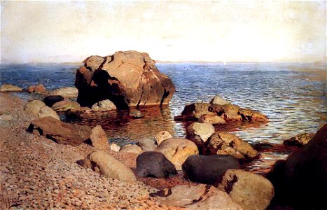 Левитан У берега моря. Крым