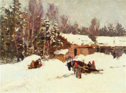 Коровин Зимний пейзаж (c.1930)