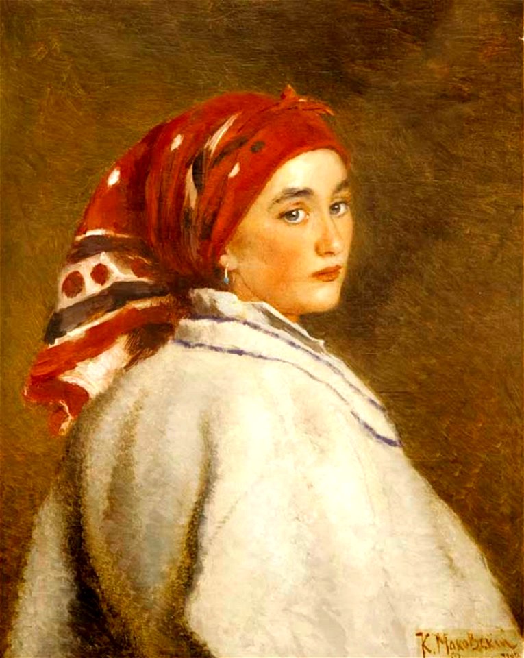 Костянтин Маковський. Малоросійська селянка
