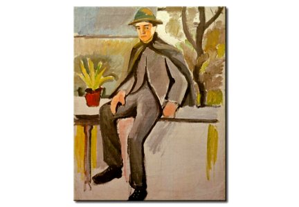 Маке Баварский фермер на балконе 1910