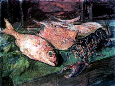 Коровин Натюрморт с омаром (c.1930)