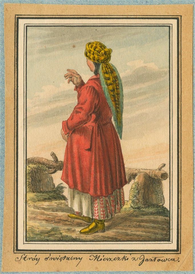 Міщанка з м. Язлівець в святковому строї 1836
