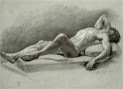 Лежащий натурщик (Худяков)
