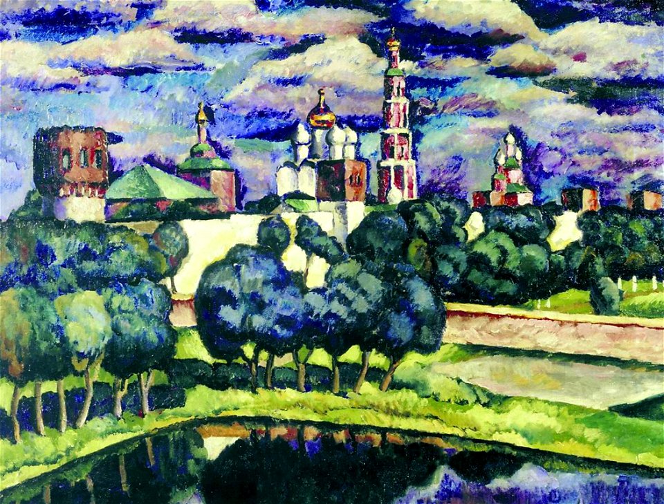 Машков И. И., Новодевичий монастырь. 1913г