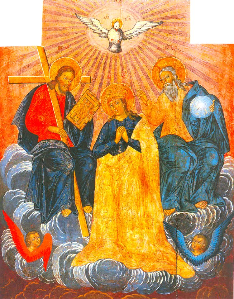 Коронование Богоматери. Из пророческого ряда. 1792 год. Галич