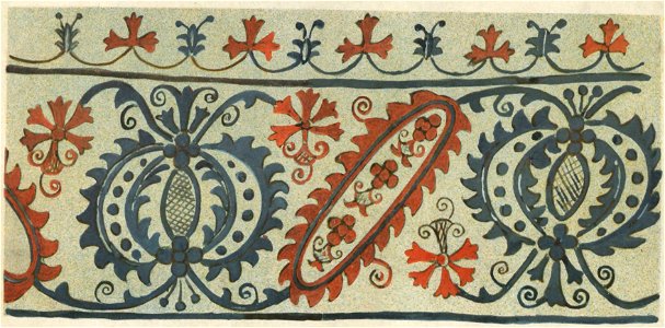 Мотиви українського орнаменту. 1902. №35. Вишивка кольоровими нитками