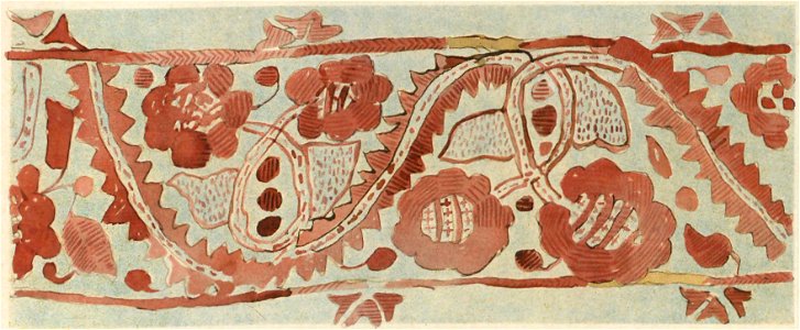 Мотиви українського орнаменту. 1902. №10. Вишивка кольоровими нитками