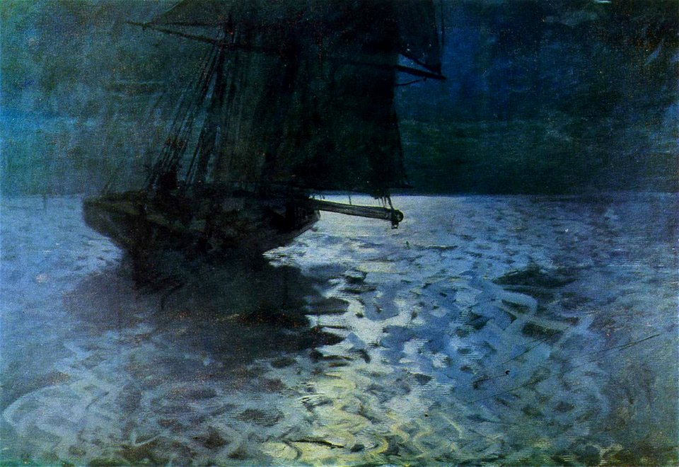 Латри Лунная ночь на море