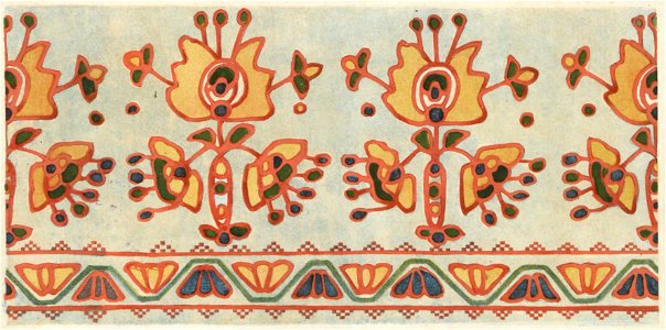 Мотиви українського орнаменту. 1902. №39. Вишивка кольоровими нитками