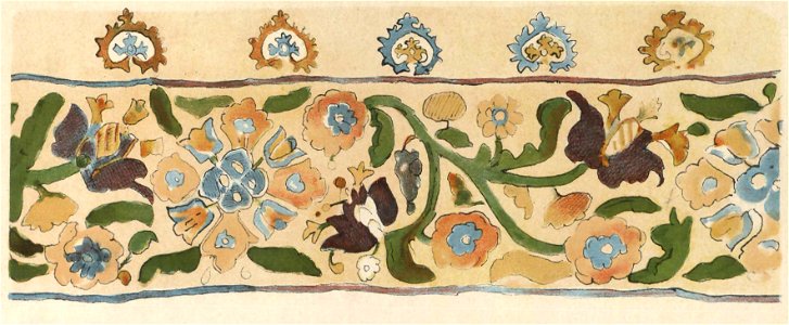 Мотиви українського орнаменту. 1902. №13. Вишивка шовком