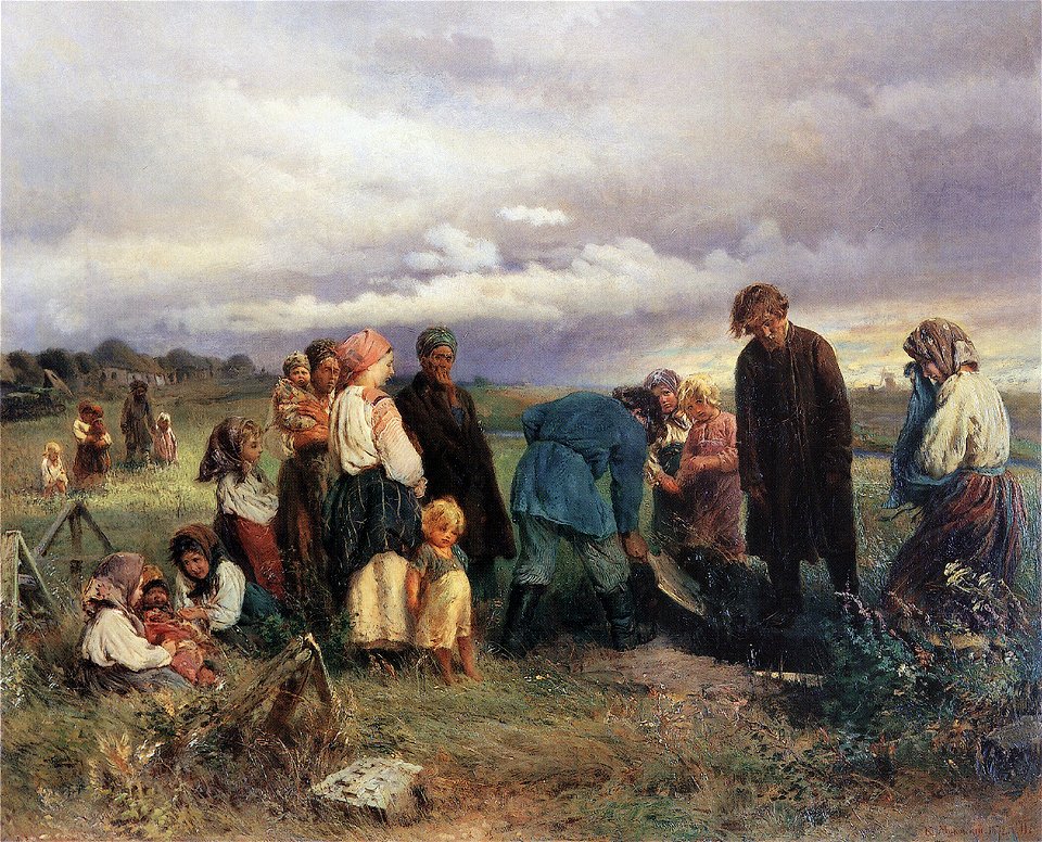 Маковский Похороны-ребенка 1872