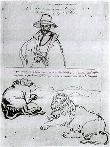 Набросок кистей Кристофоро де Кастелли (середина XVIIв.)