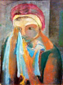 Плачущая. 1923 г. Холст, масло