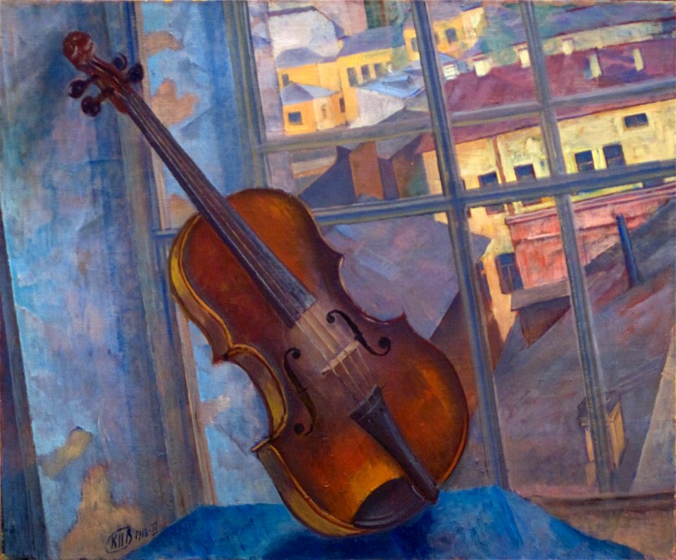 Петров-Водкин - Скрипка (1918)