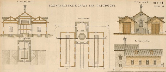 Паровозное депо Петергофской жд. 2