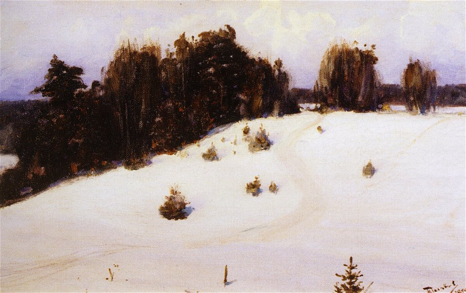 Поленов Зима 90