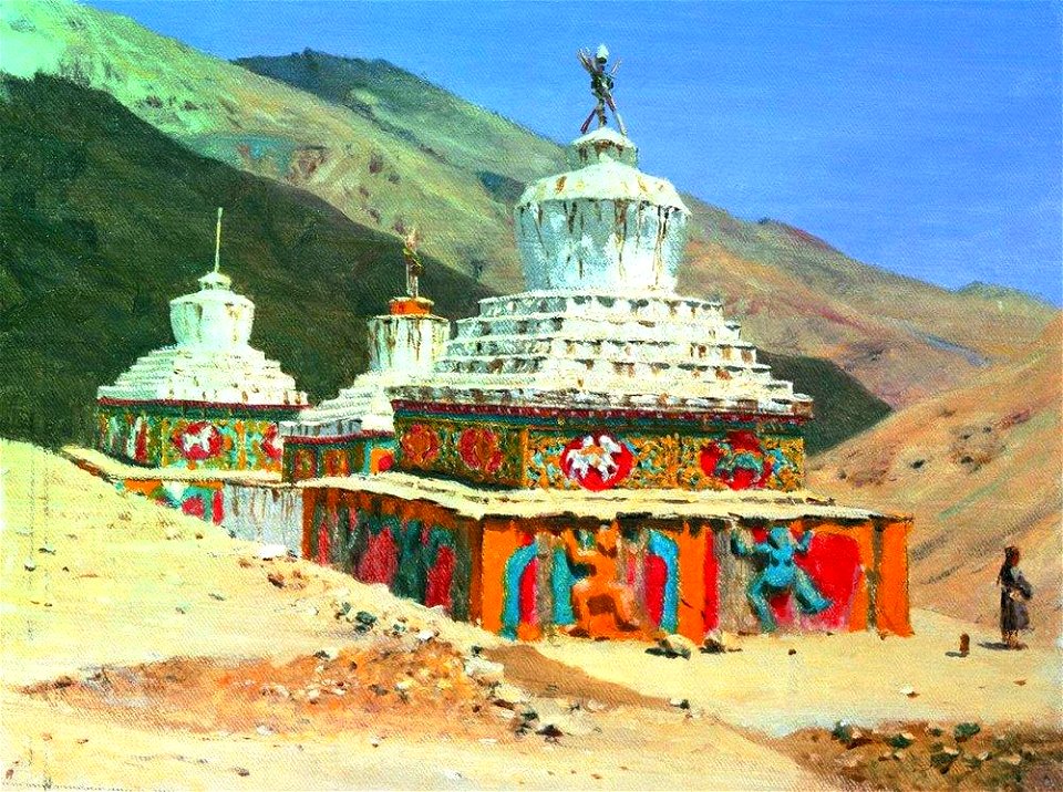 Посмертные памятники в Ладакхе