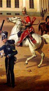 Русская гвардия в Царском Селе в 1832 году (фрагмент 4)