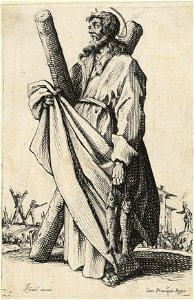 Святой Андрей Первозванный. Лист из серии «Большие Апостолы». 1632 Калло ГИМ e1