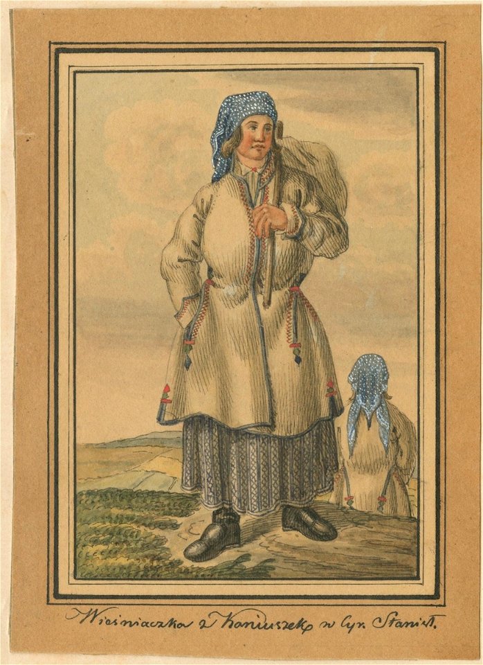 Селянка з-під Конюшок 1836,