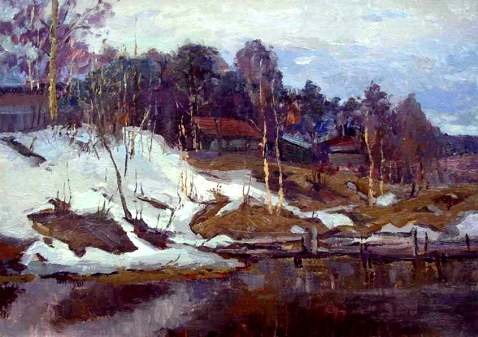 С. С. Егорнов. Кончилась зима