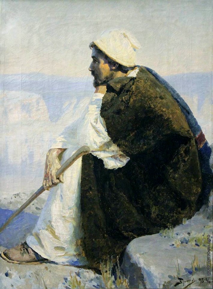 Сидящий Христос. 1893 - 1896
