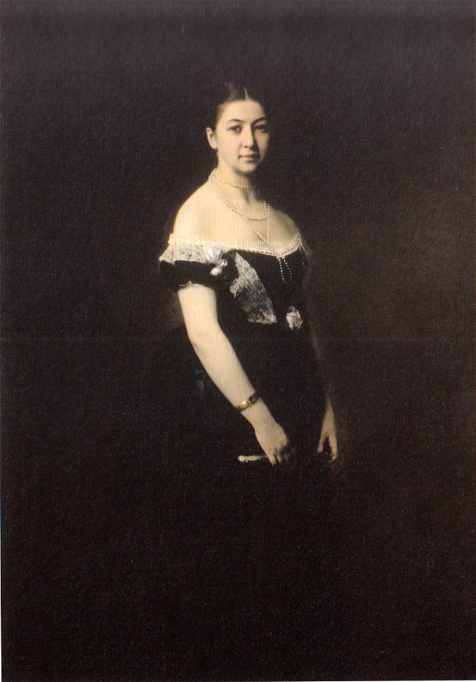 Харламов - Е. А. Третьякова. 1875