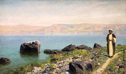 Христос на Тивериадском (Генисаретском) озере. 1888 - 1889