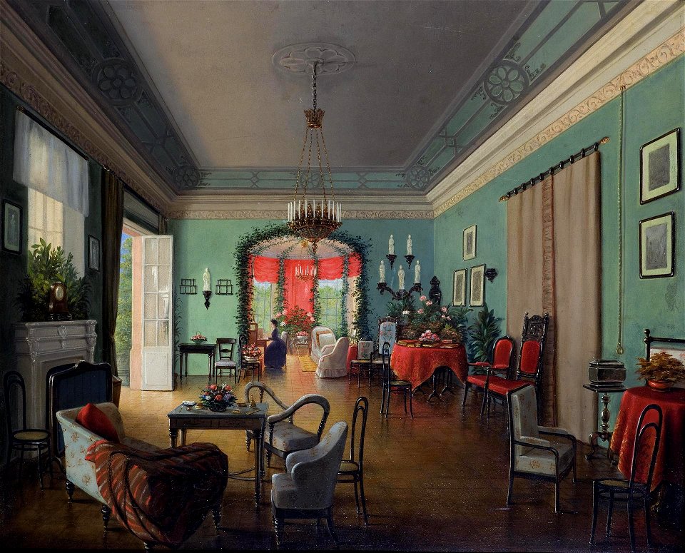 Тутукин Пётр Васильевич - Гостиная (1874)