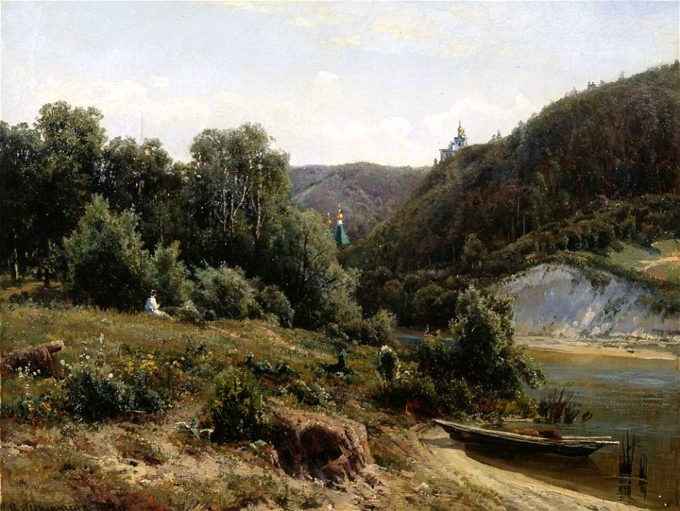 У монастыря (Шишкин)
