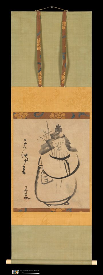「天満宮」 渡唐天神図-“Tenmangū,” Sugawara no Michizane as Tenjin Traveling to China MET DP355498